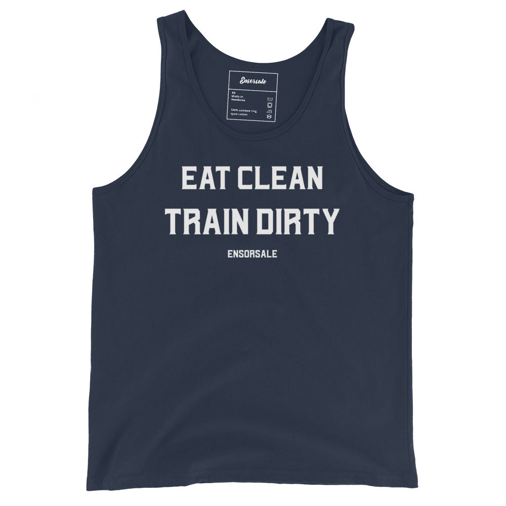 Eat Clean Train Dirty Tank Top