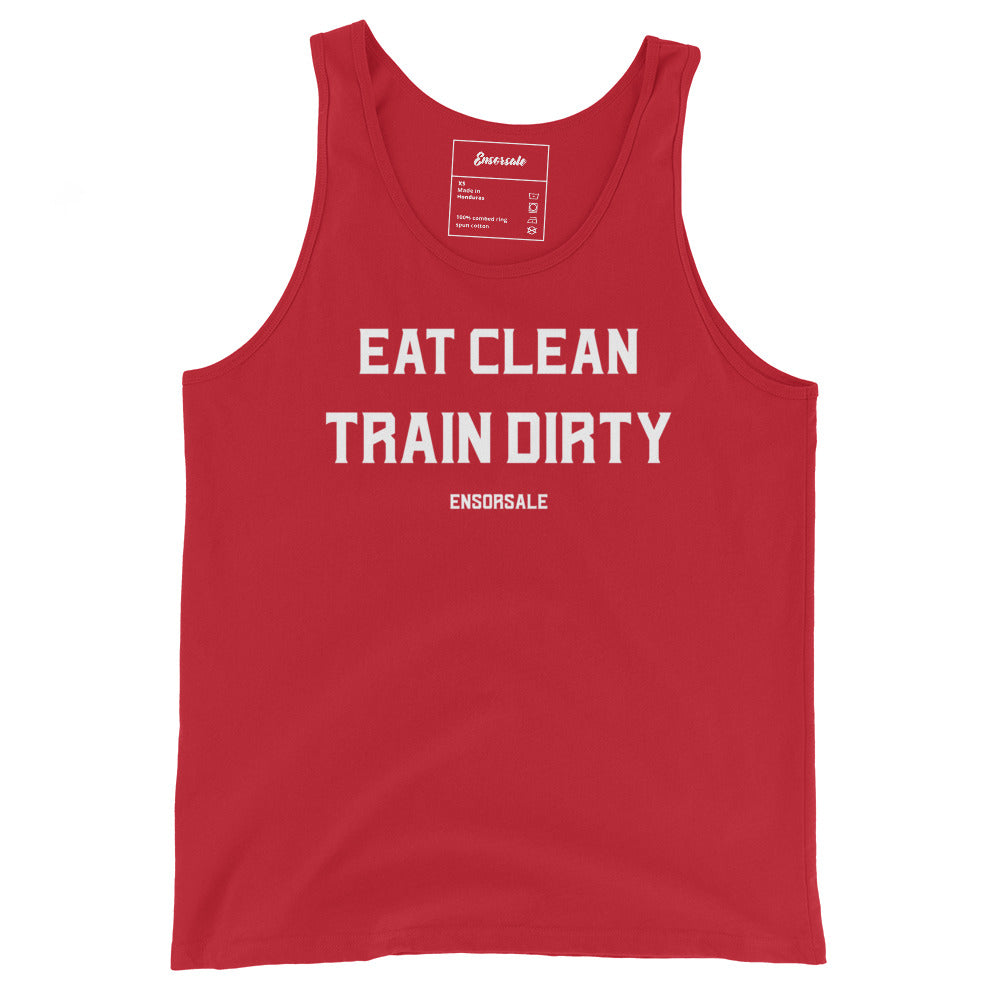 Eat Clean Train Dirty Tank Top