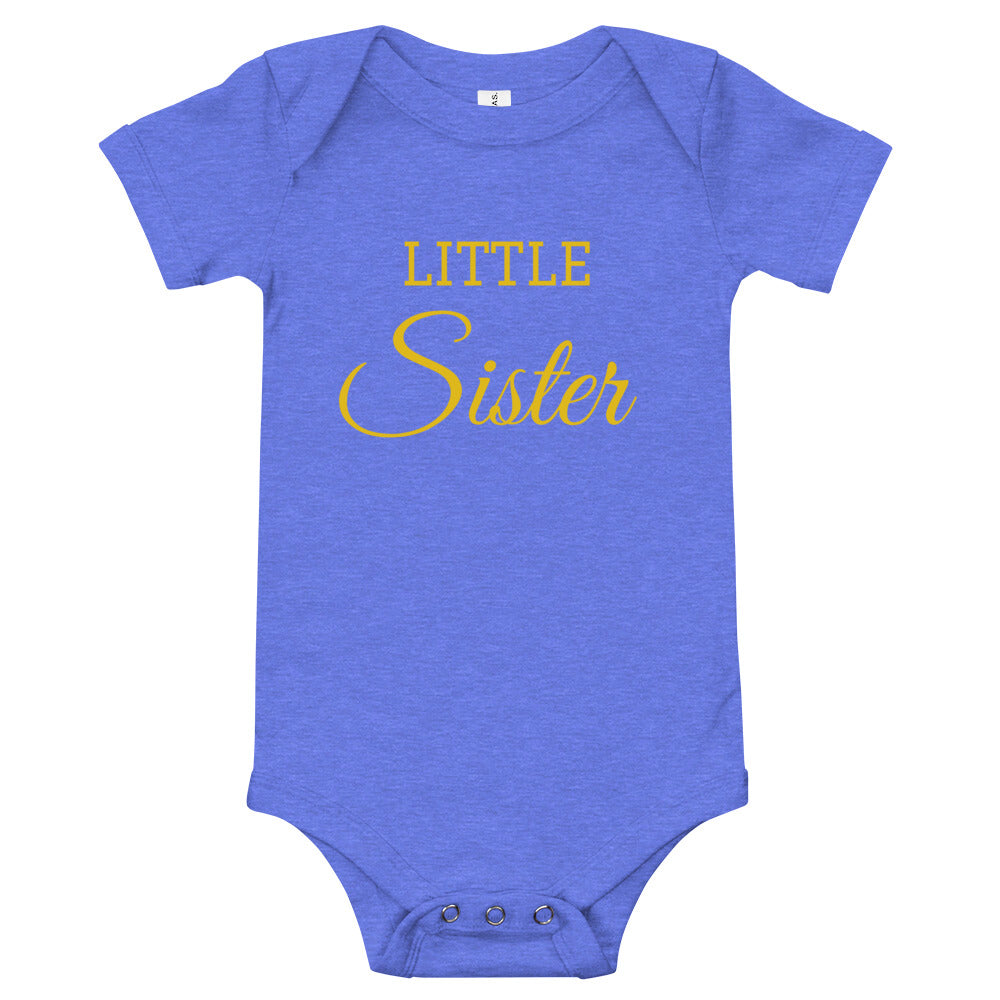Little Sister Baby short sleeve onesie