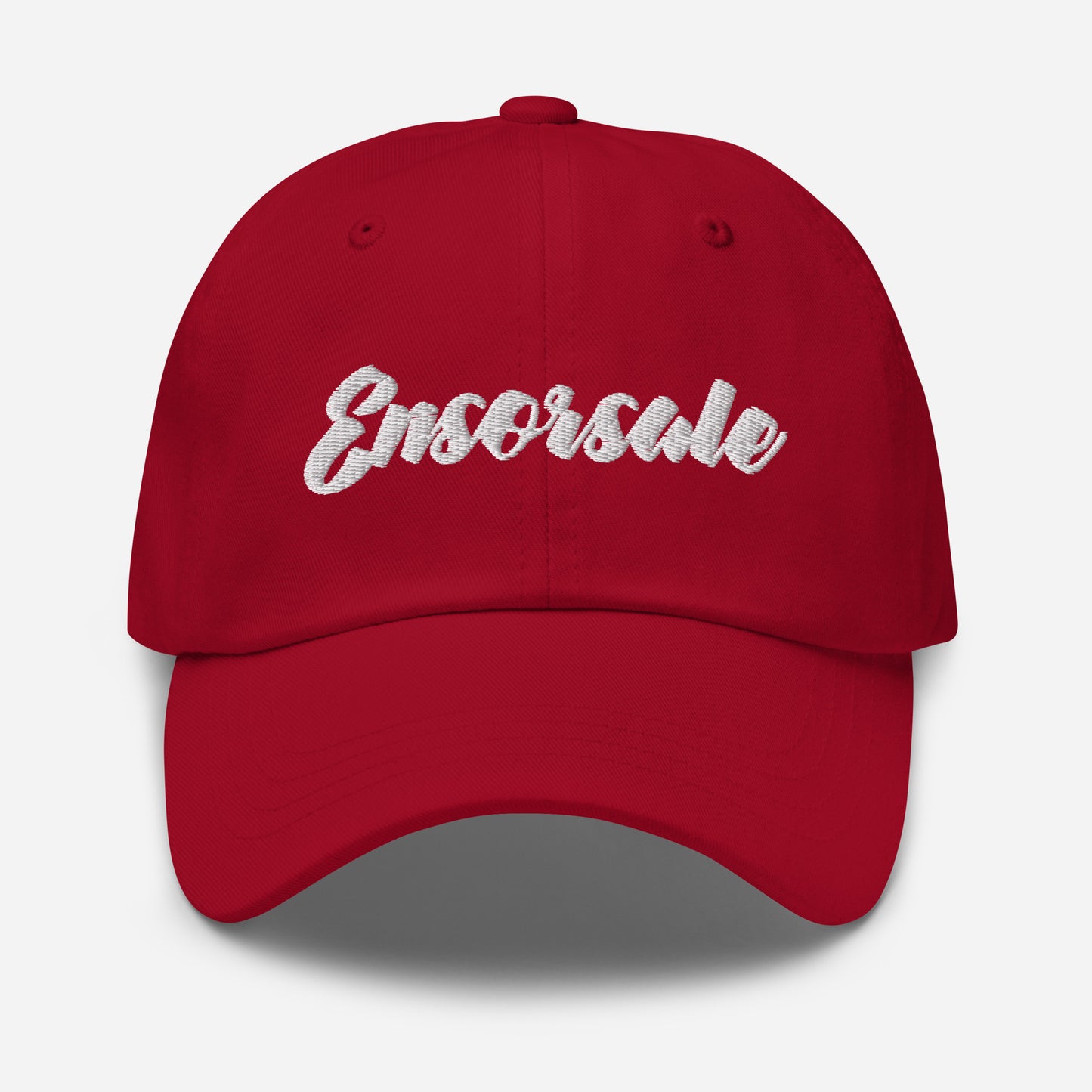 Ensorsale Cursive Logo Dad hat