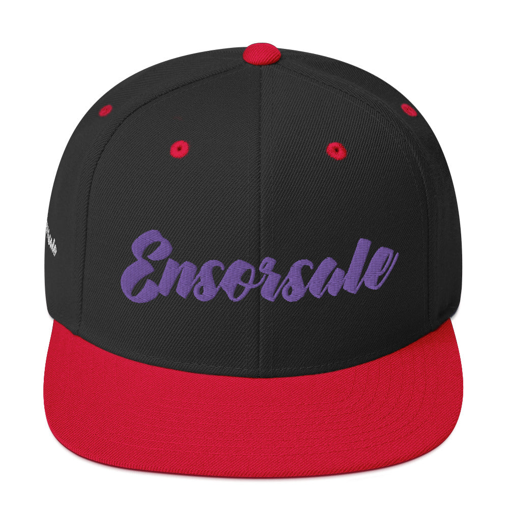 Ensorsale Purple Snapback Hat