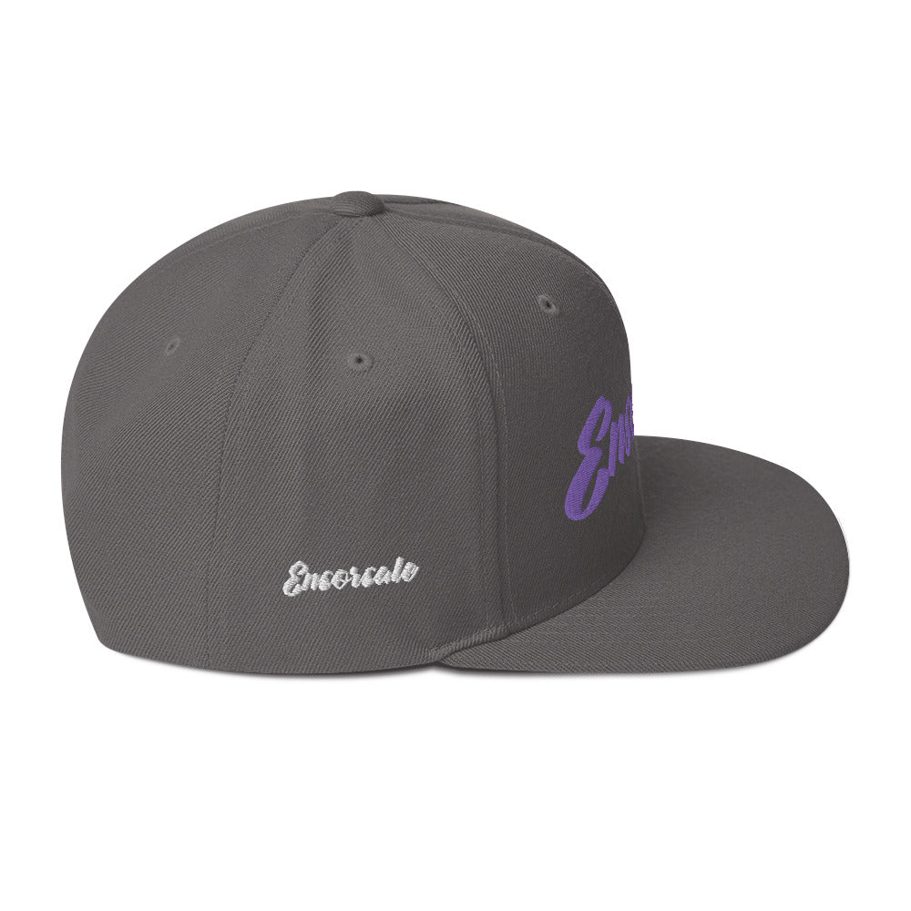 Ensorsale Purple Snapback Hat