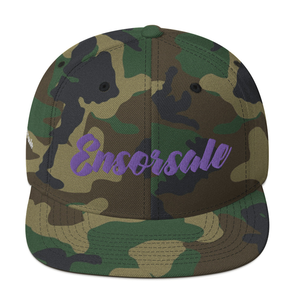 Ensorsale Purple Snapback Hat