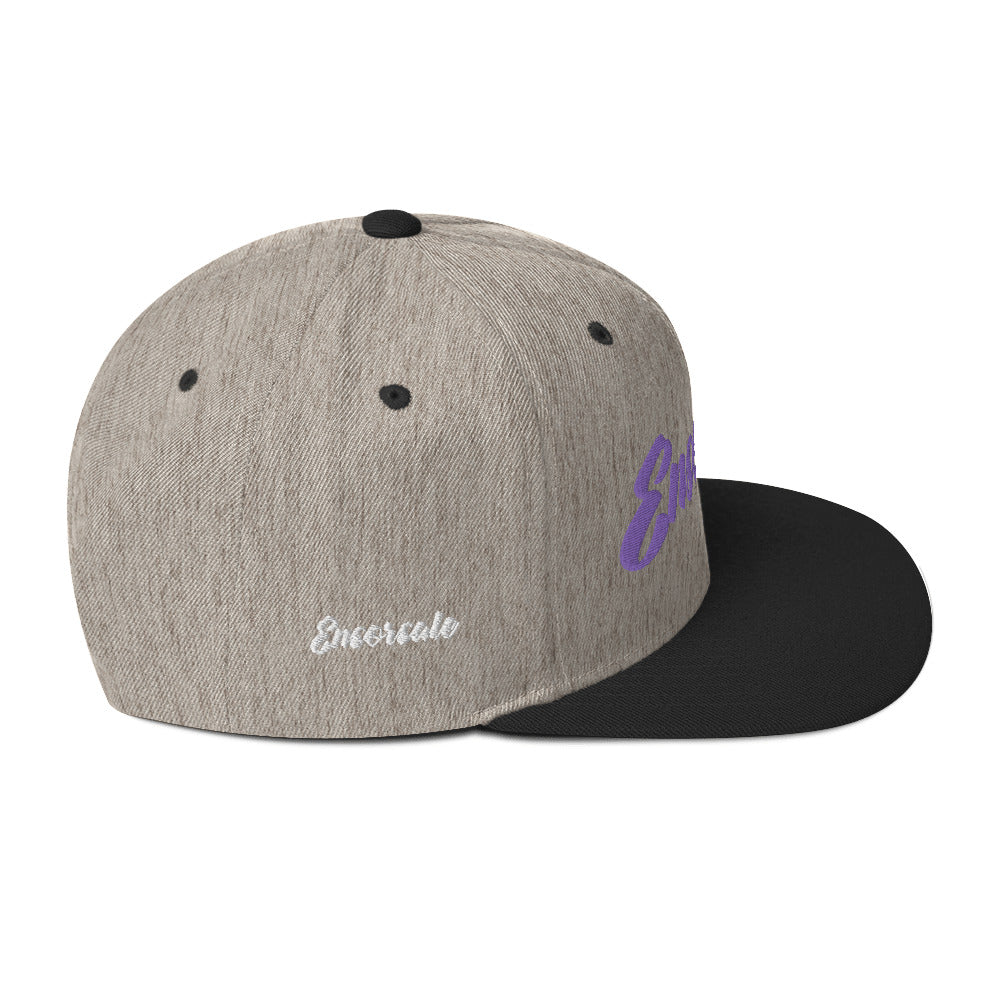 Ensorsale Purple Snapback Hat