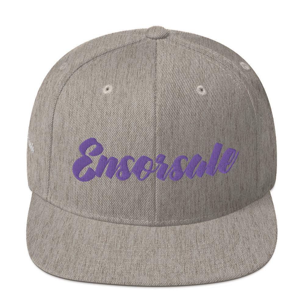 Ensorsale Purple Snapback Hat