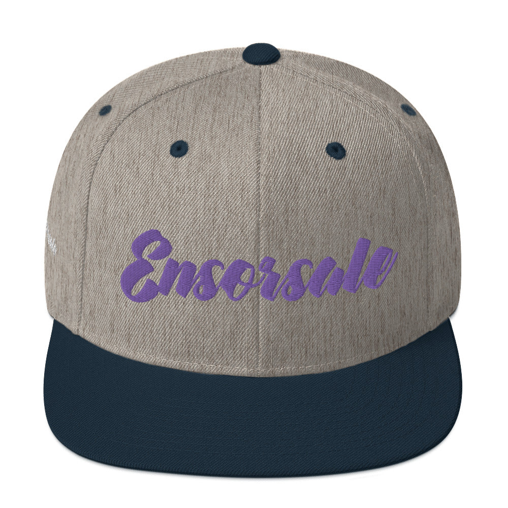 Ensorsale Purple Snapback Hat