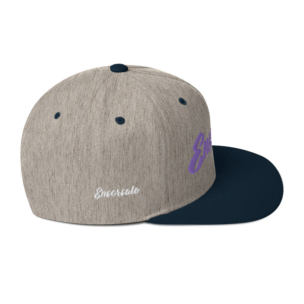 Ensorsale Purple Snapback Hat
