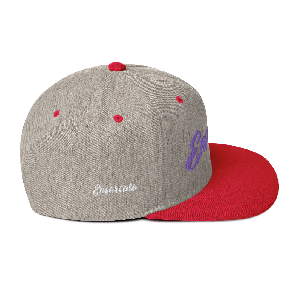 Ensorsale Purple Snapback Hat