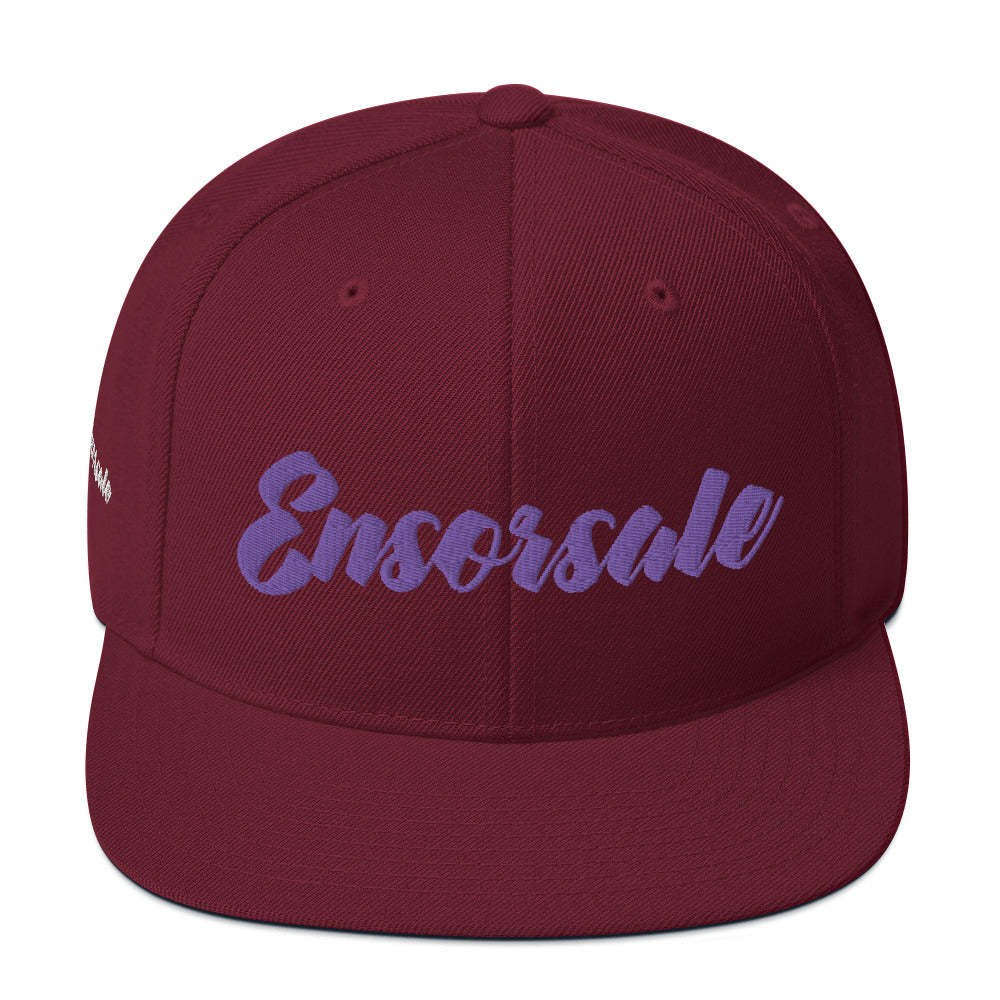 Ensorsale Purple Snapback Hat