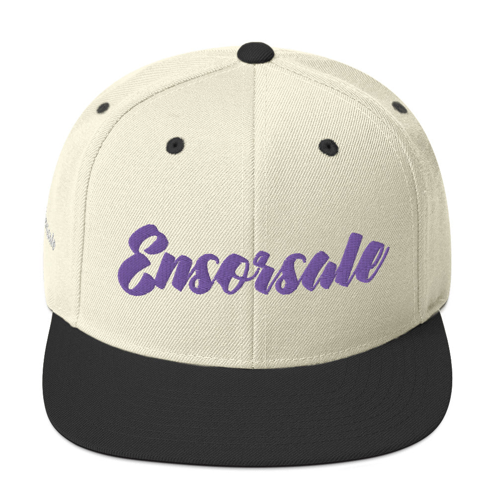 Ensorsale Purple Snapback Hat