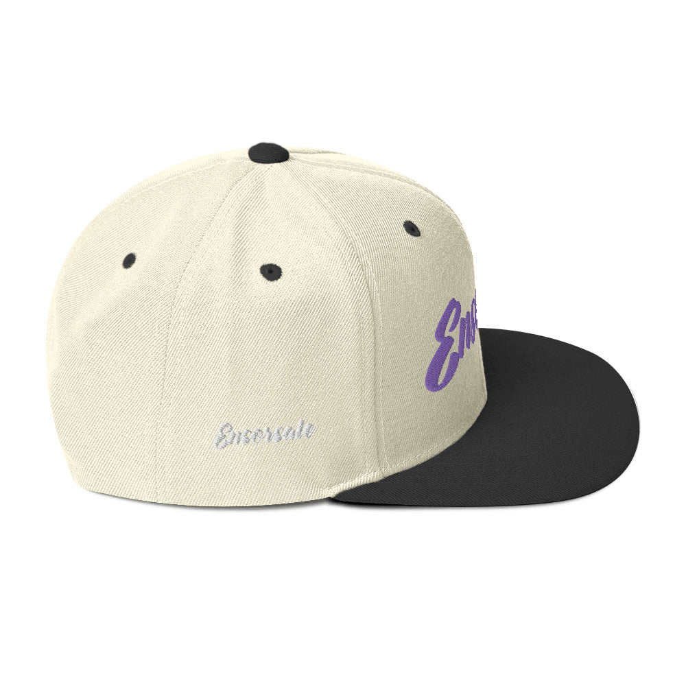Ensorsale Purple Snapback Hat