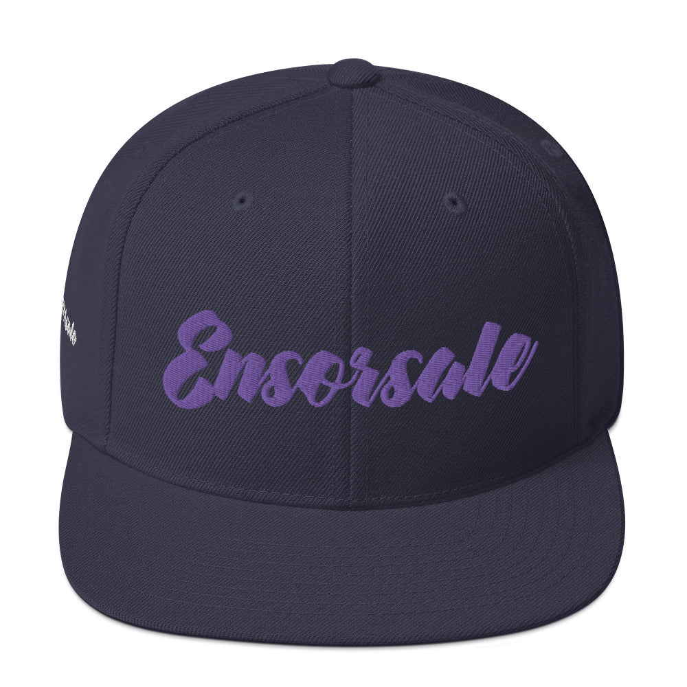 Ensorsale Purple Snapback Hat
