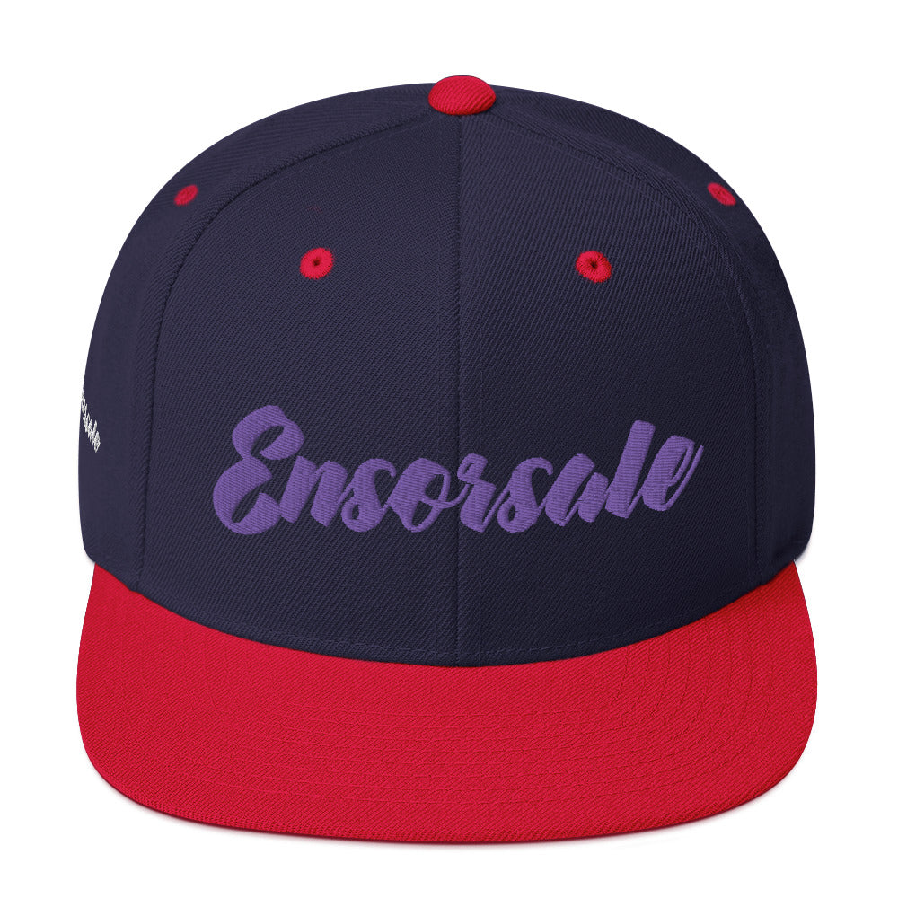 Ensorsale Purple Snapback Hat