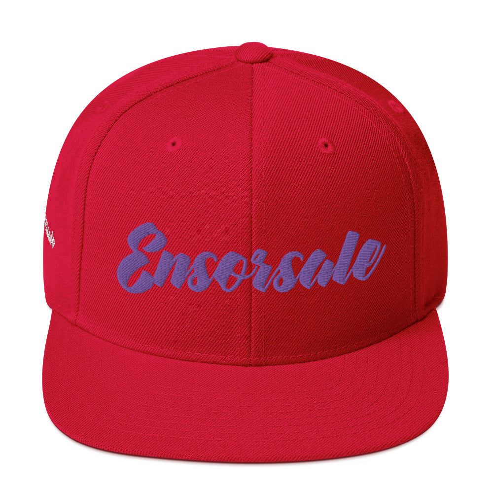 Ensorsale Purple Snapback Hat