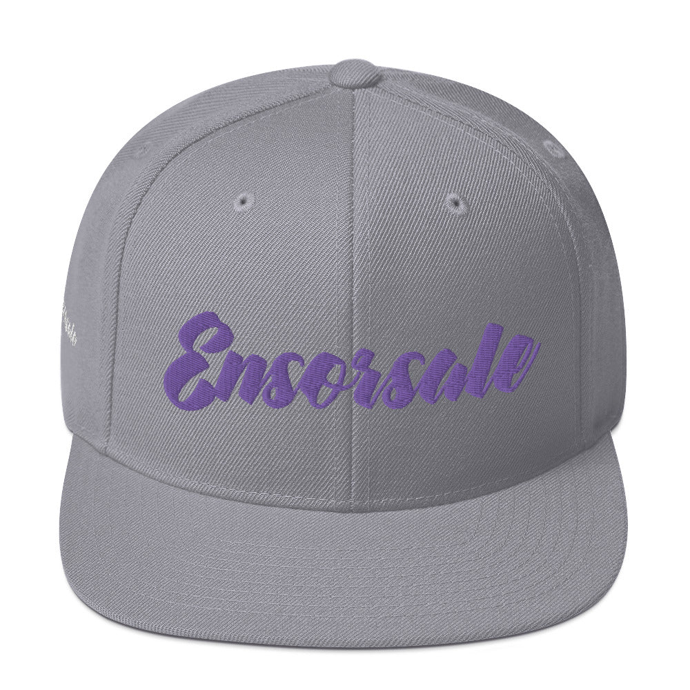 Ensorsale Purple Snapback Hat