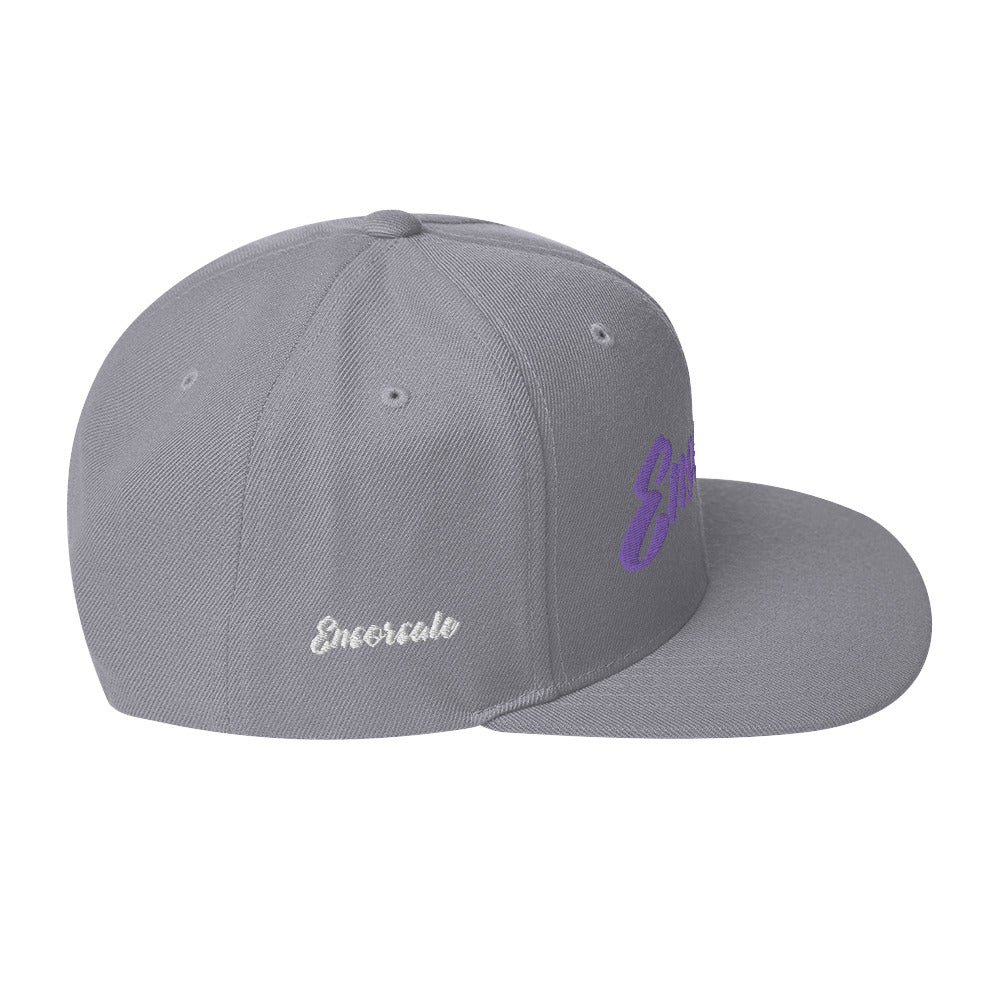 Ensorsale Purple Snapback Hat