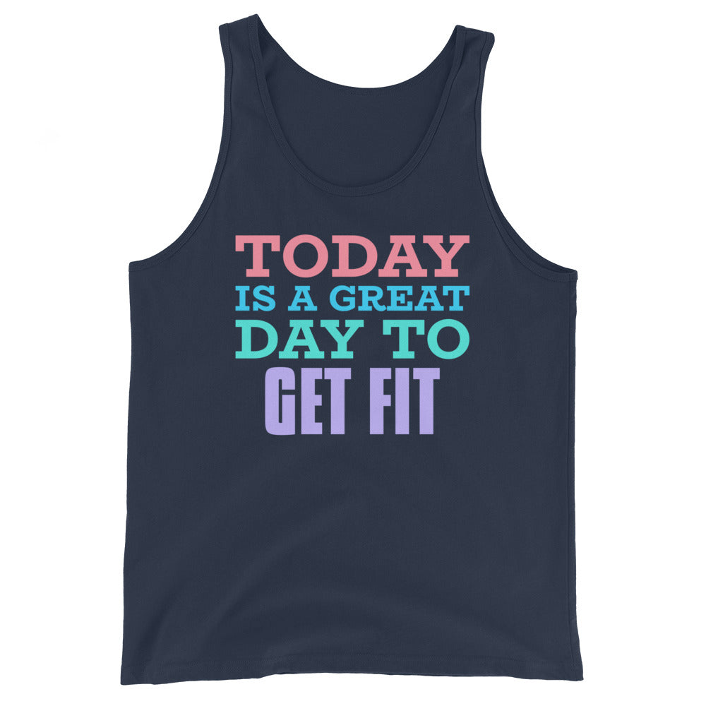 Today is a Great Day to Get Fit Mens Tank