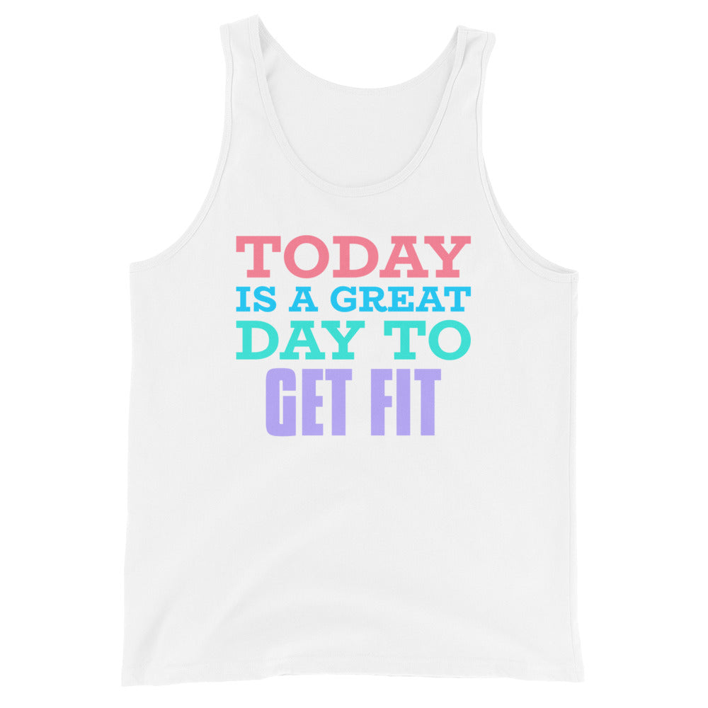 Today is a Great Day to Get Fit Mens Tank
