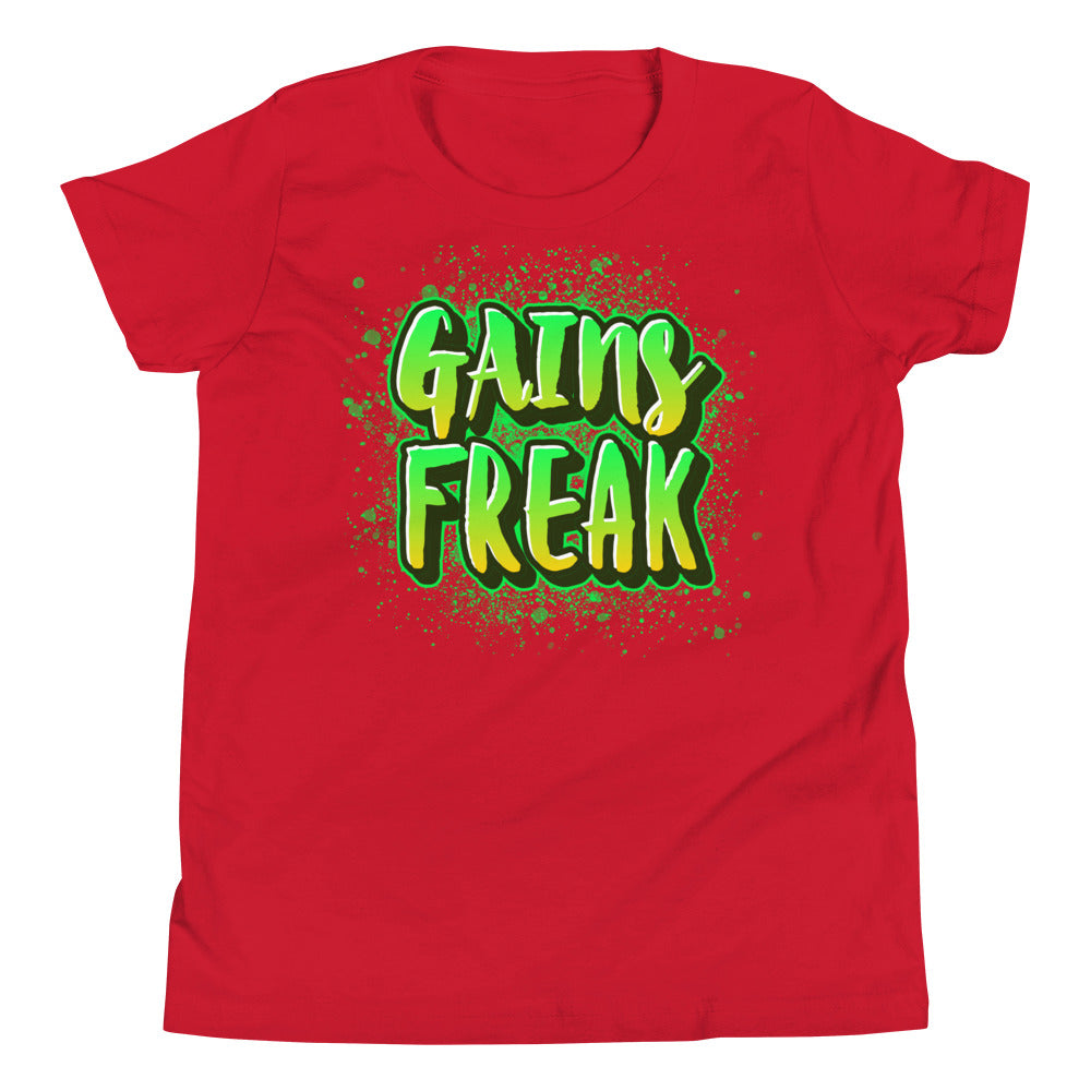 Gains Freak Youth Short Sleeve T-Shirt