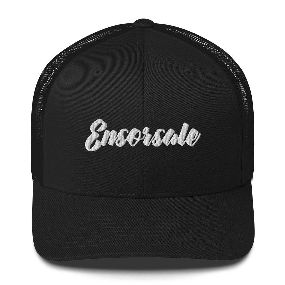 Ensorsale White Logo Trucker Cap