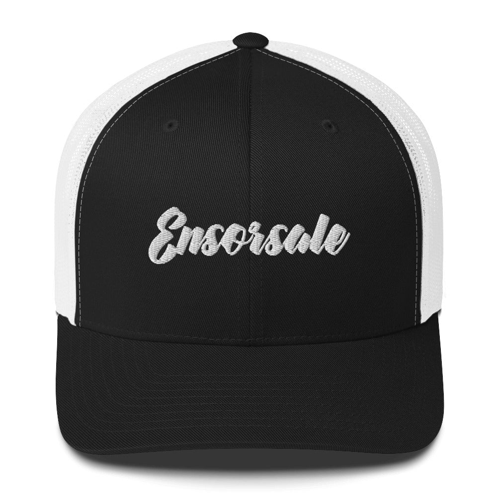 Ensorsale White Logo Trucker Cap