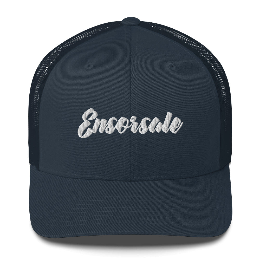 Ensorsale White Logo Trucker Cap