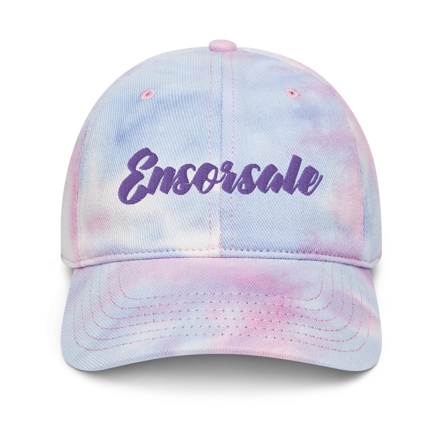 Ensorsale Purple Cotton Candy Tie dye hat