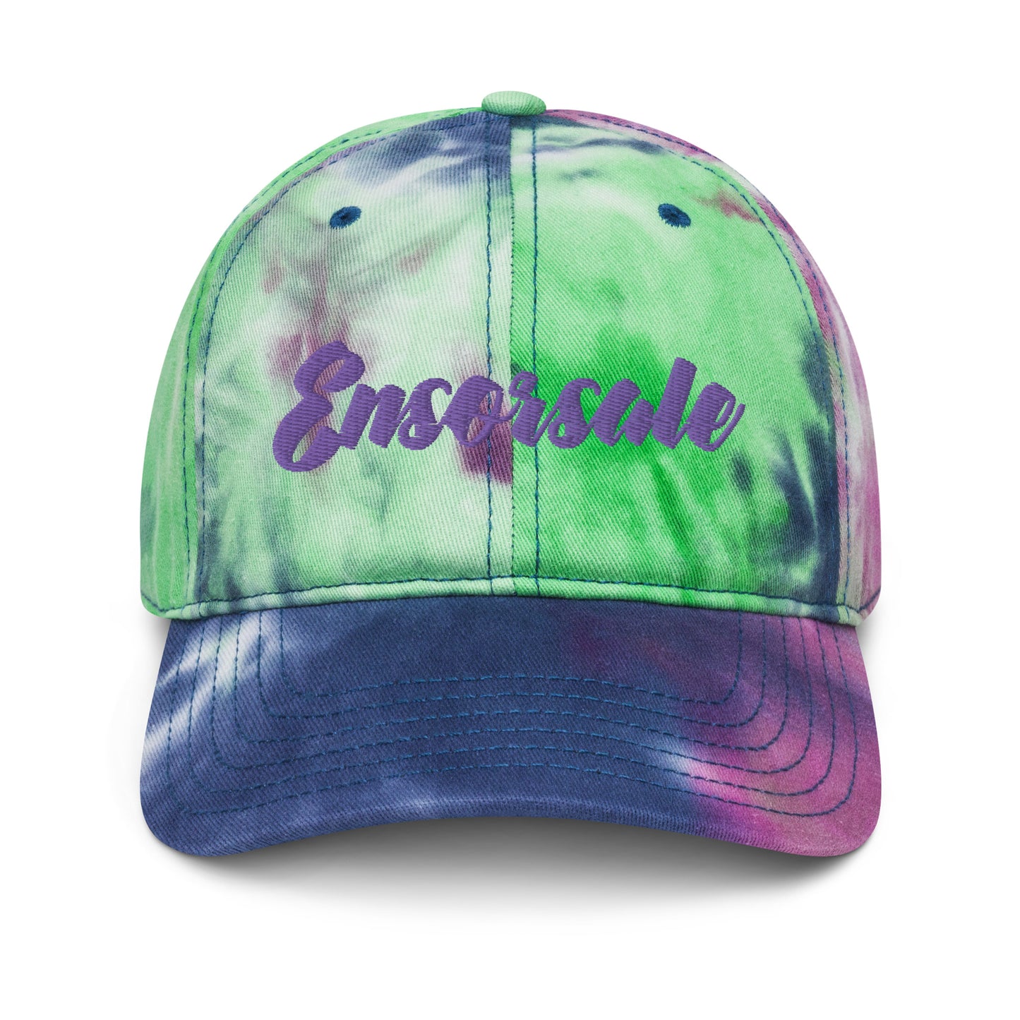 Ensorsale Purple Cotton Candy Tie dye hat