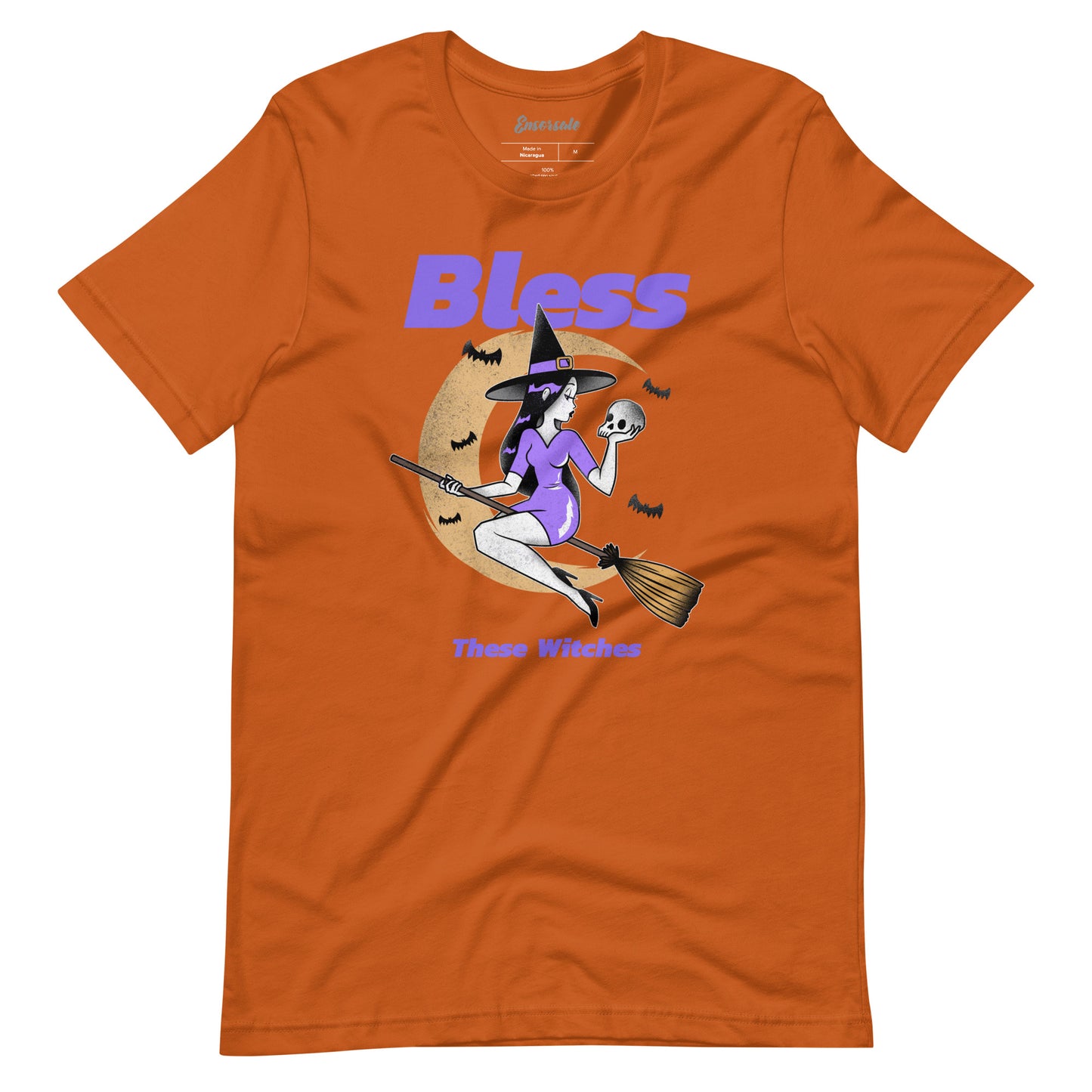 Bless These Witches Purple Witch t-shirt
