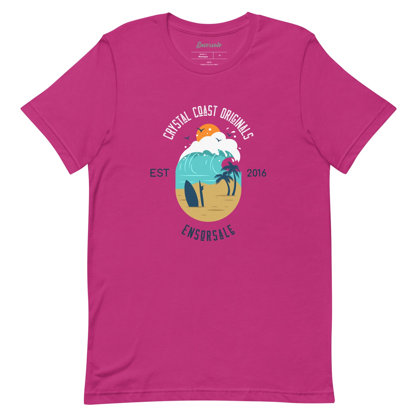 Crystal Coast Original Tidal Wave T-shirt
