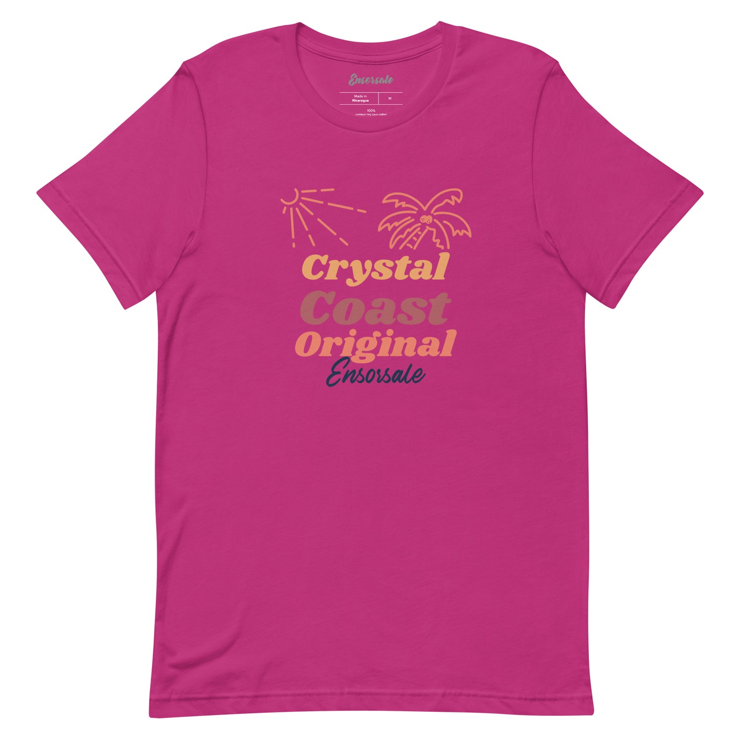 Crystal Coast Original Throwback Design T-shirt