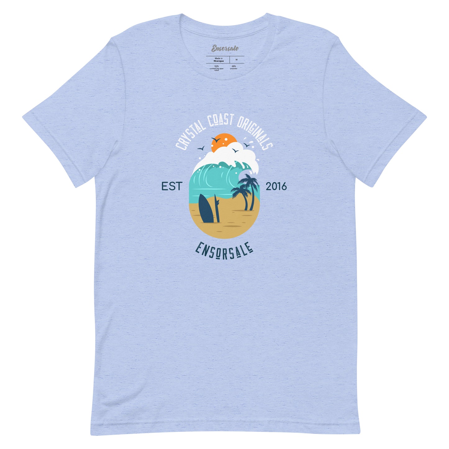 Crystal Coast Original Tidal Wave T-shirt