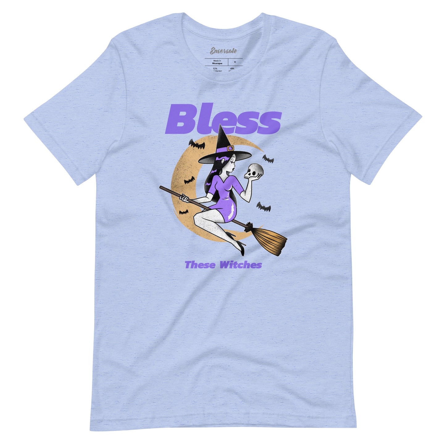 Bless These Witches Purple Witch t-shirt