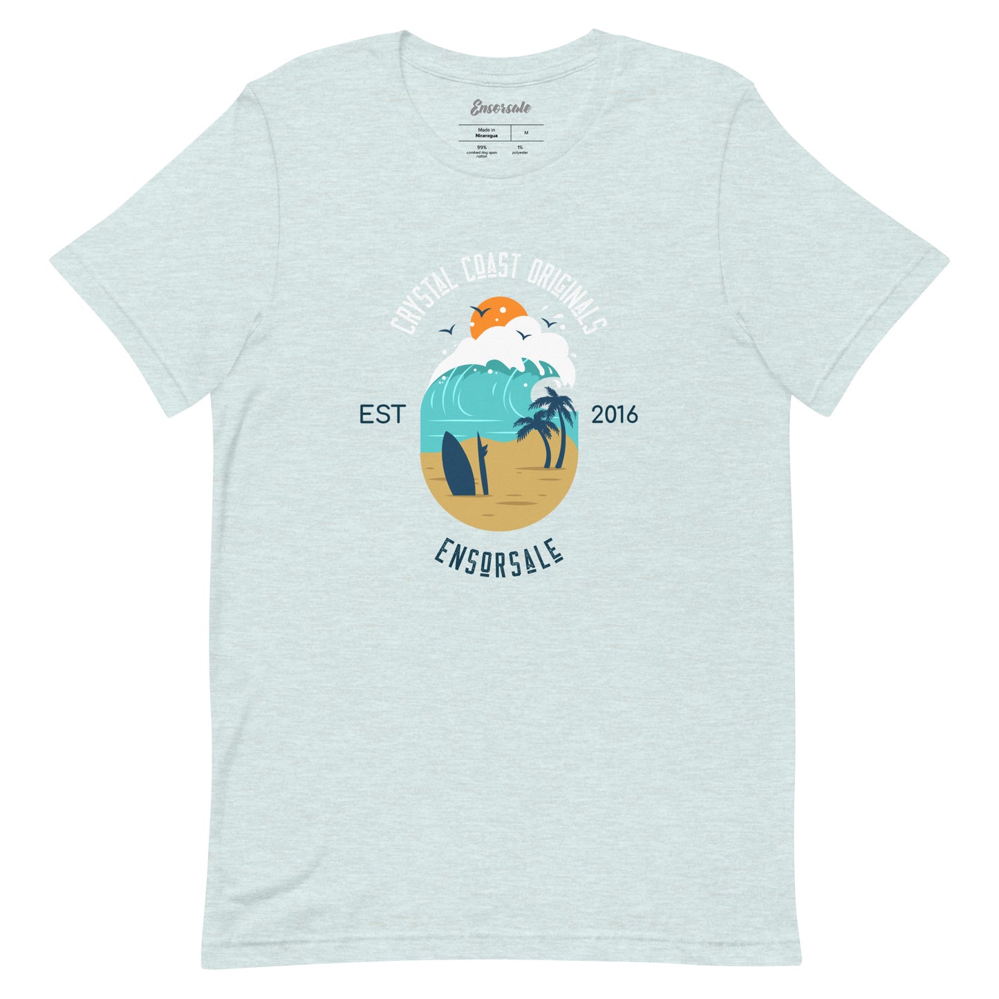 Crystal Coast Original Tidal Wave T-shirt