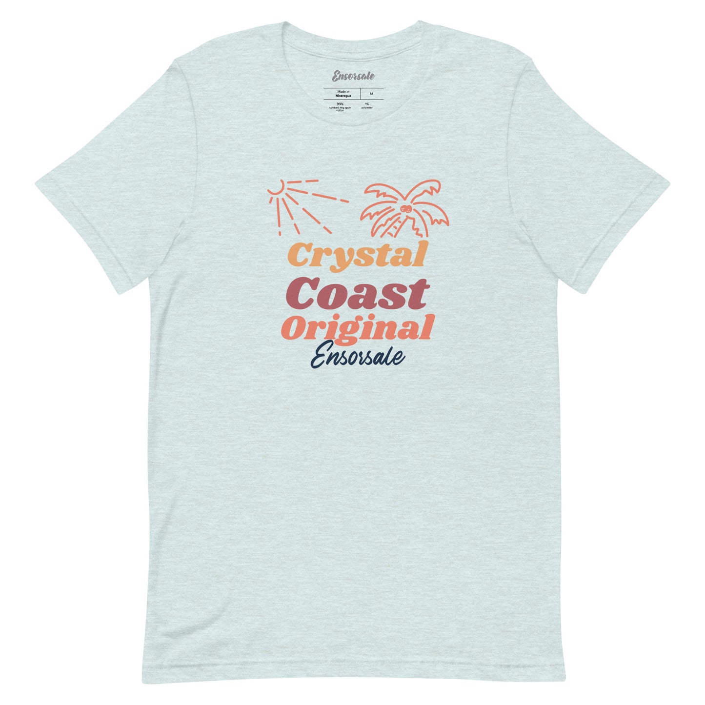 Crystal Coast Original Throwback Design T-shirt