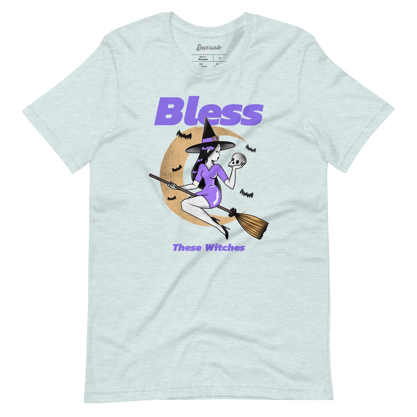 Bless These Witches Purple Witch t-shirt