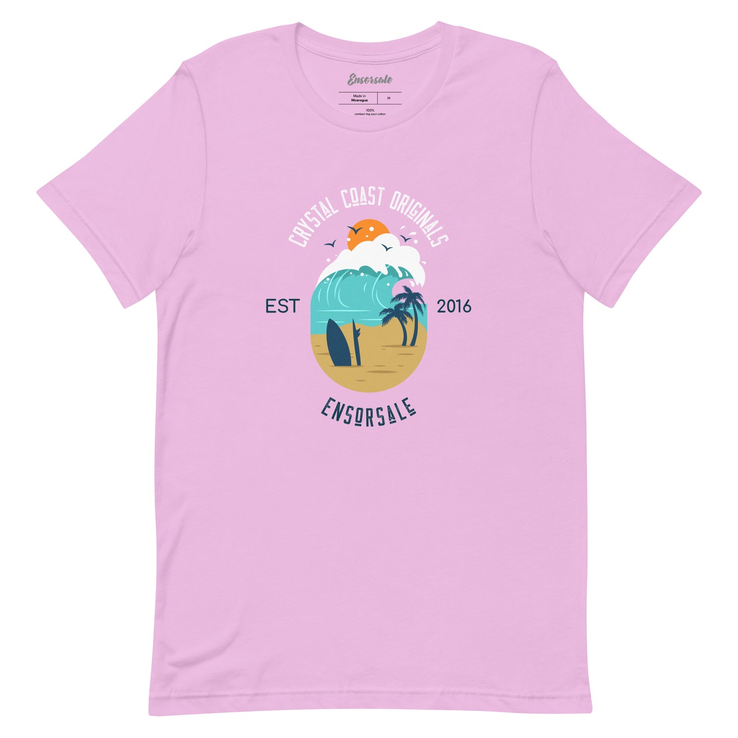 Crystal Coast Original Tidal Wave T-shirt