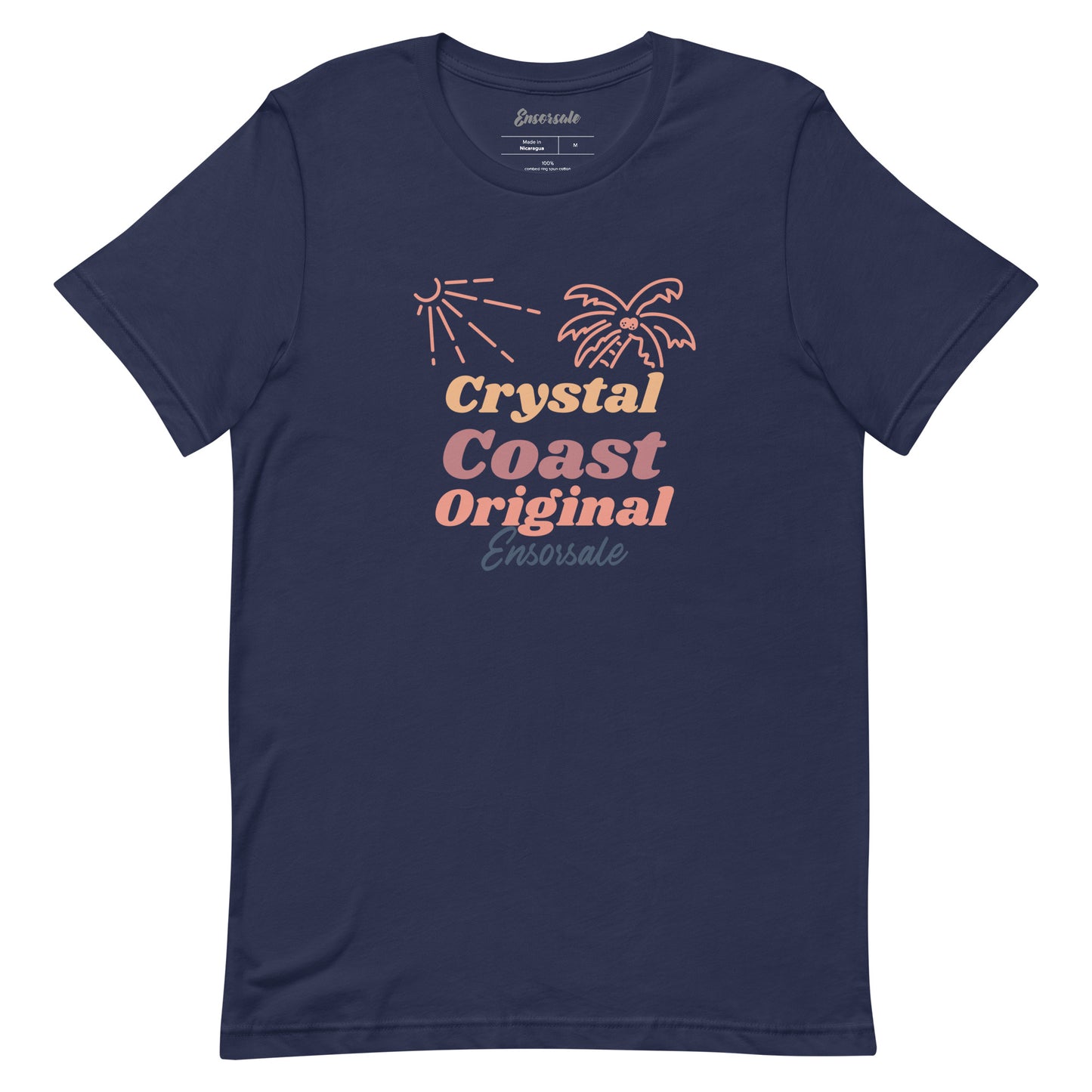 Crystal Coast Original Throwback Design T-shirt