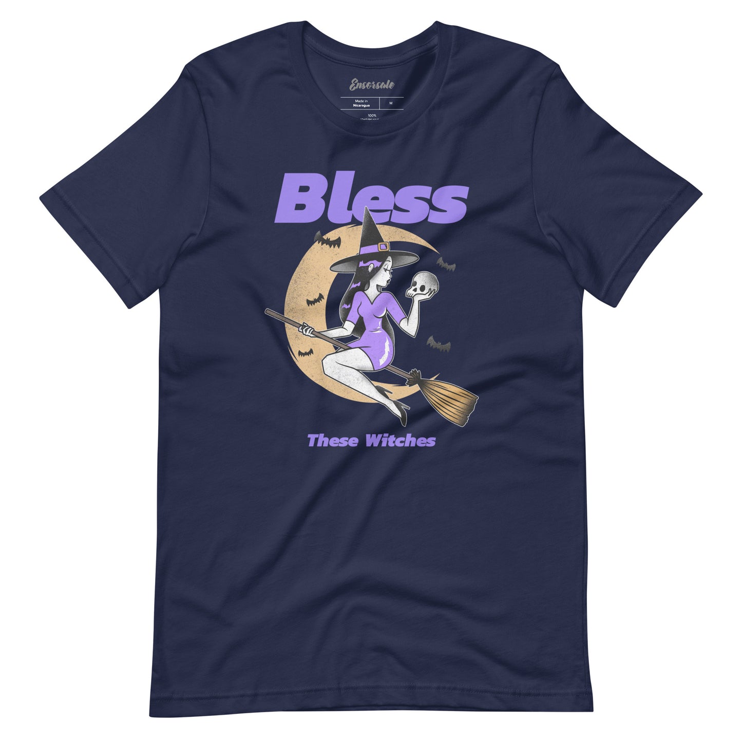Bless These Witches Purple Witch t-shirt