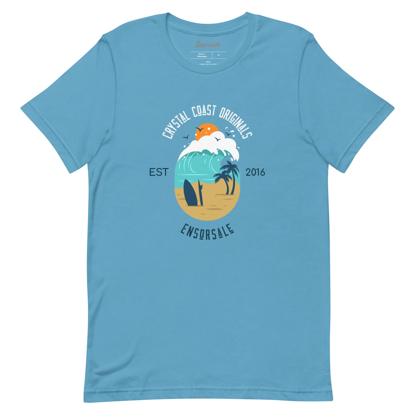 Crystal Coast Original Tidal Wave T-shirt