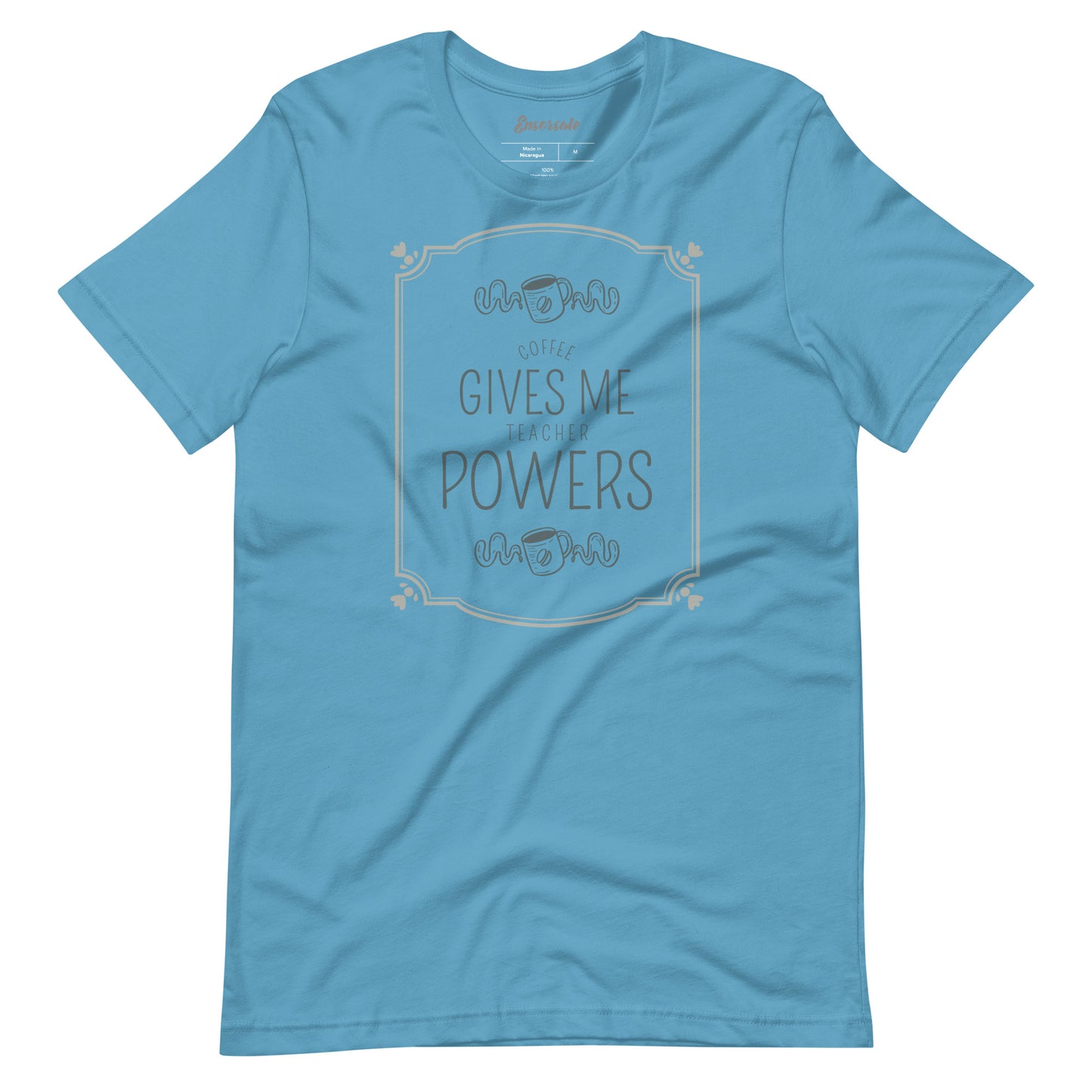Coffee Gives Me Teacher Powers t-shirt