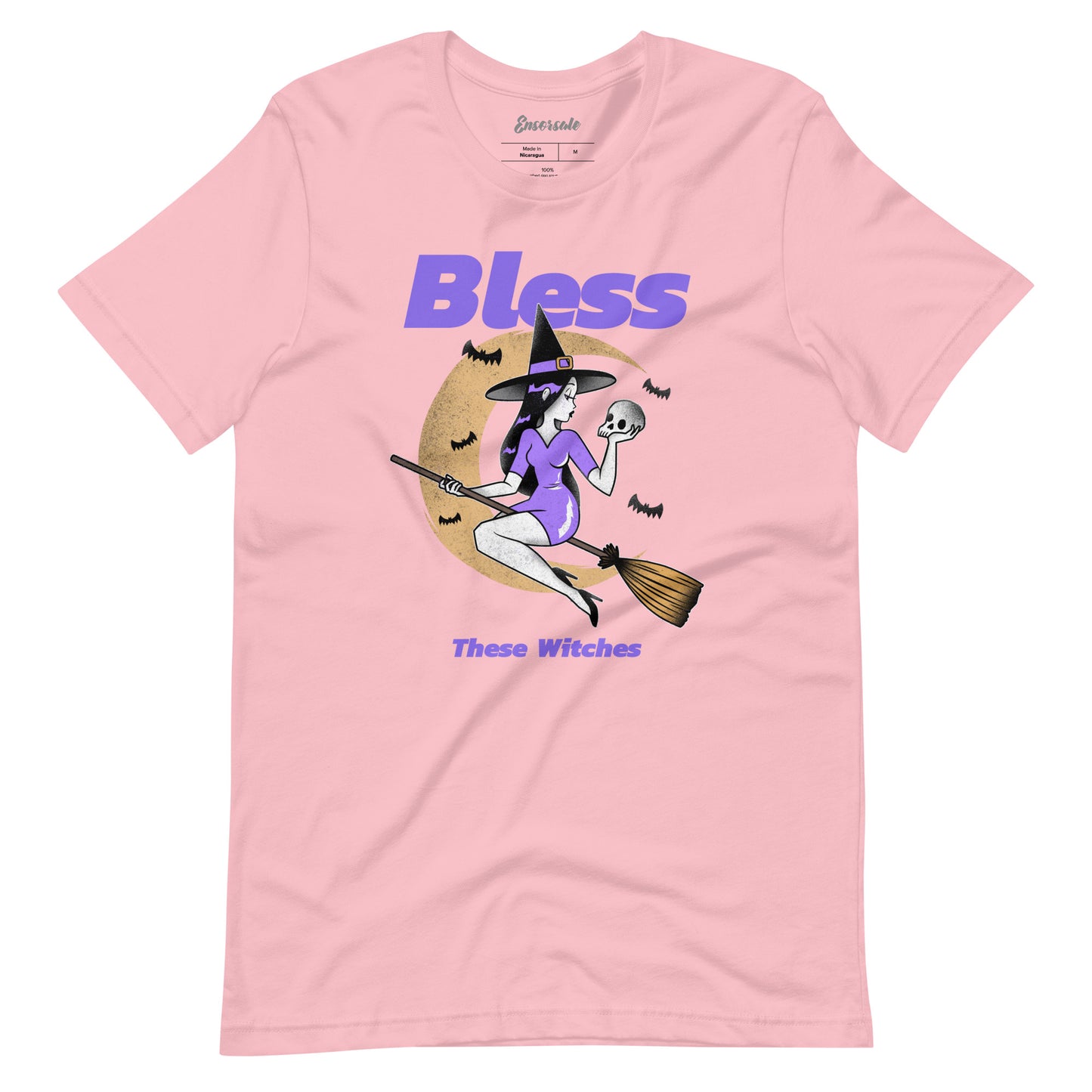 Bless These Witches Purple Witch t-shirt