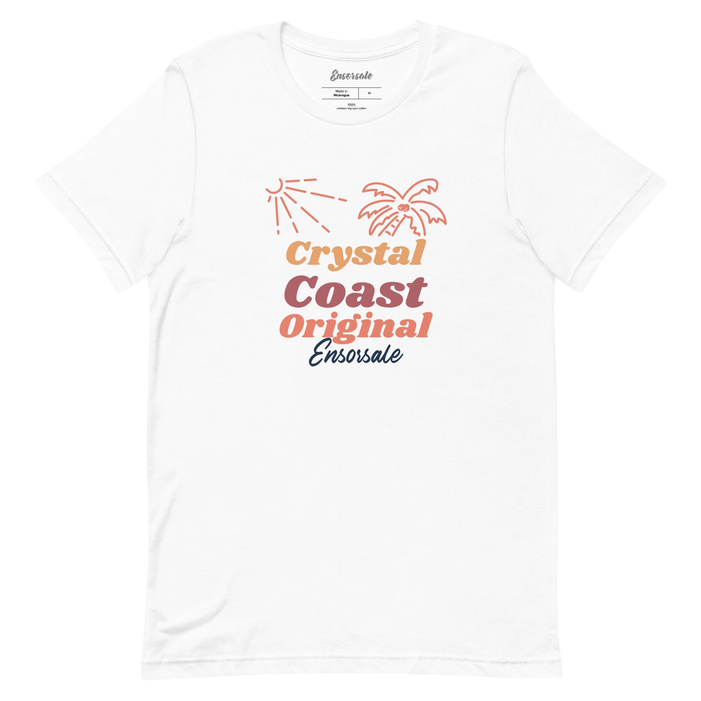 Crystal Coast Original Throwback Design T-shirt