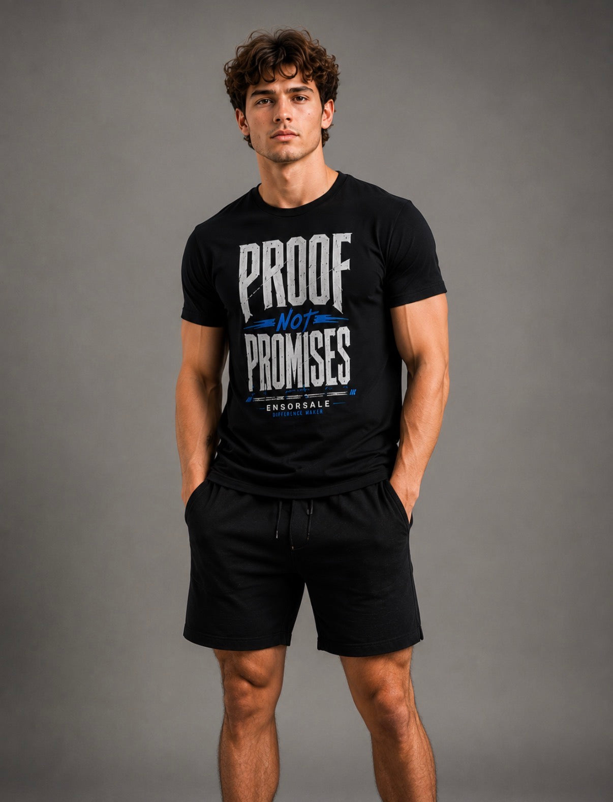 Proof Not Promises Motivational Streetwear T-Shirt