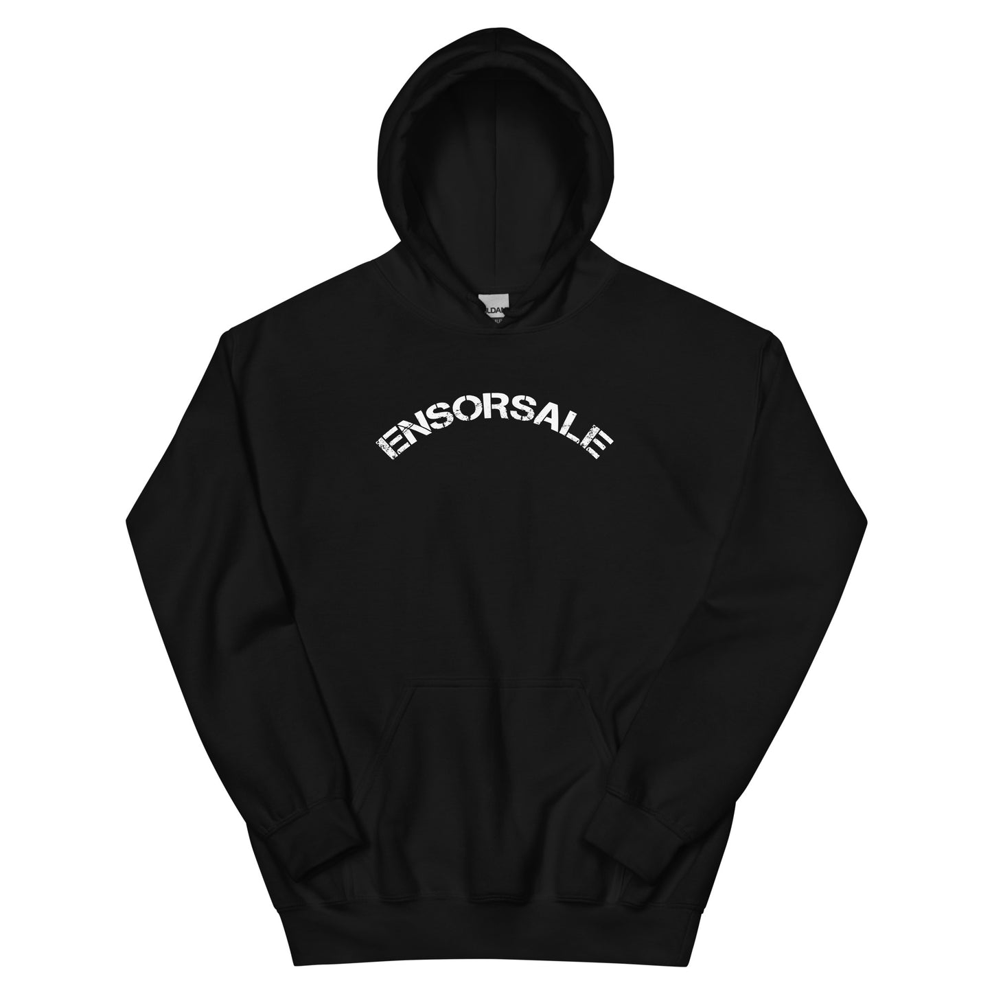 Ensorsale Curved White Logo Hoodie