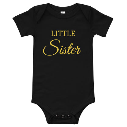 Little Sister Baby short sleeve onesie