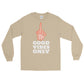 Good Vibes Only Middle Finger Long Sleeve Shirt