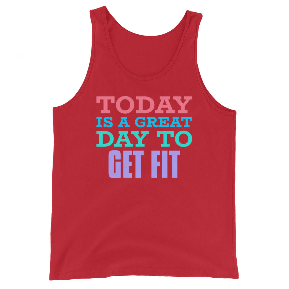Today is a Great Day to Get Fit Mens Tank