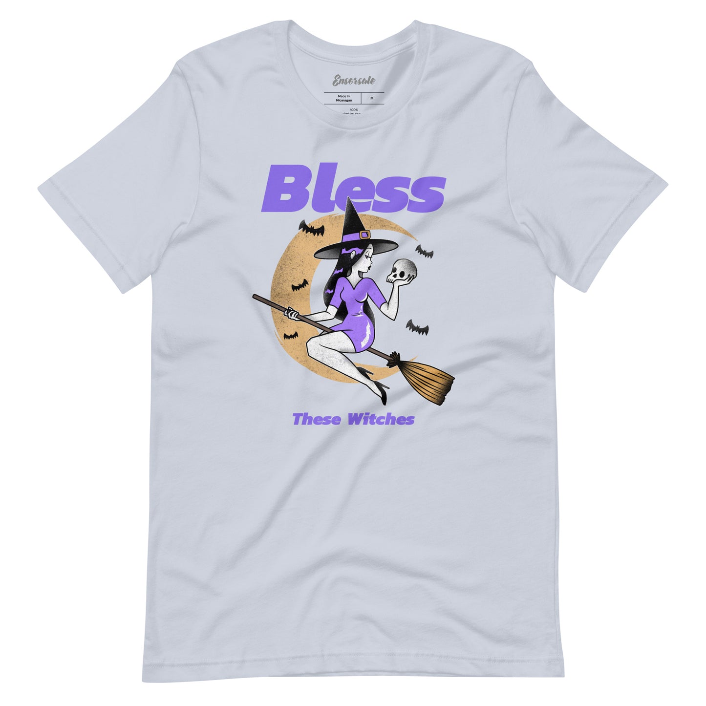 Bless These Witches Purple Witch t-shirt