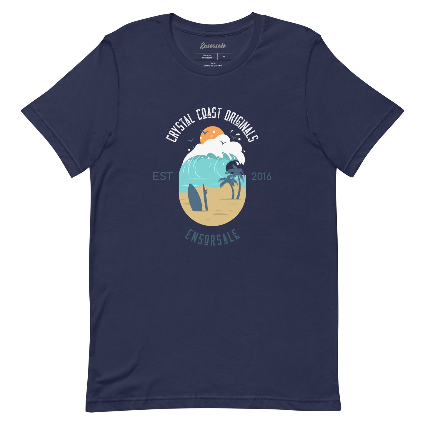 Crystal Coast Original Tidal Wave T-shirt